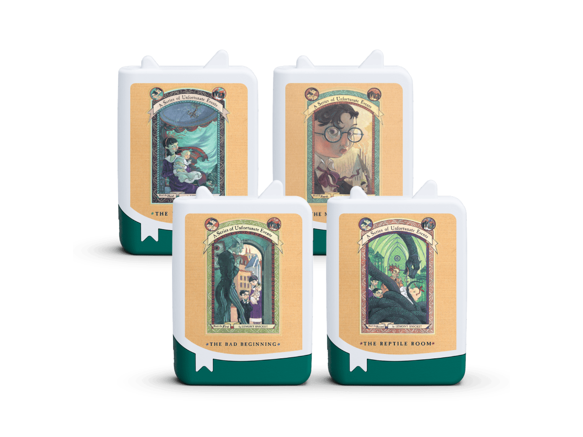 A Series of Unfortunate Events Book Tonies - 4 Pack