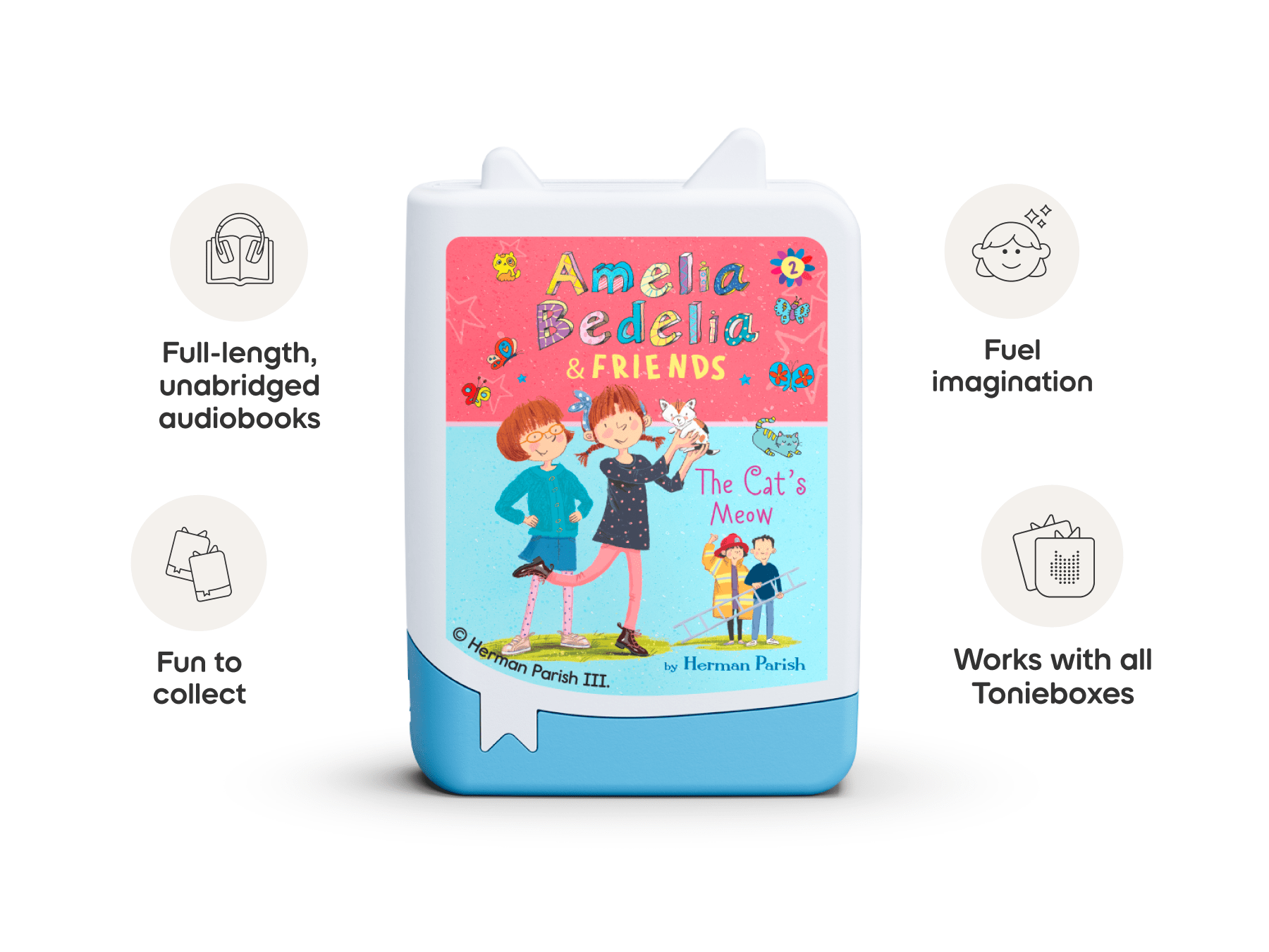 Amelia Bedelia & Friends Book Tonies - 4 Pack