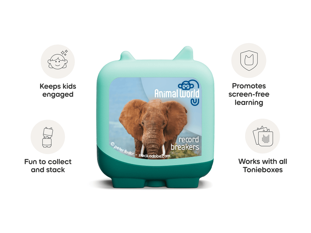Animal World Record Breakers Pocket Tonies - 4 Pack