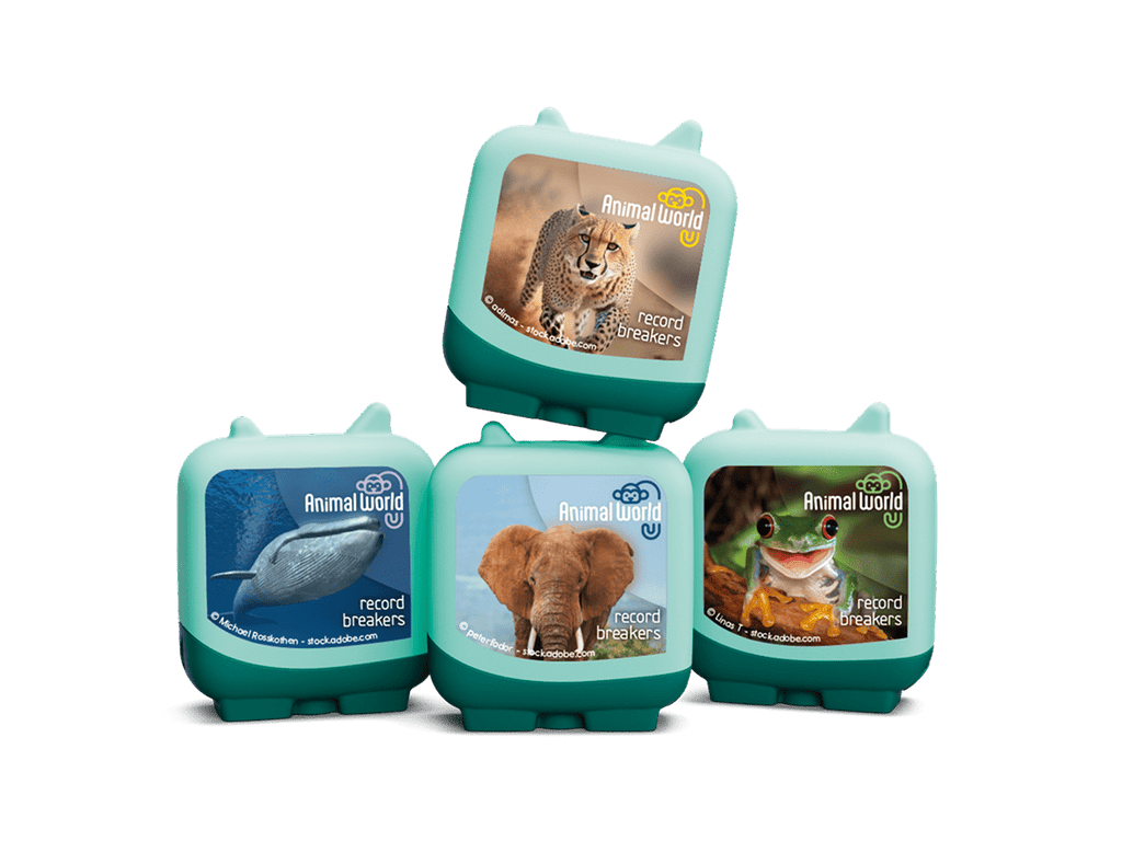 Animal World Record Breakers Pocket Tonies - 4 Pack