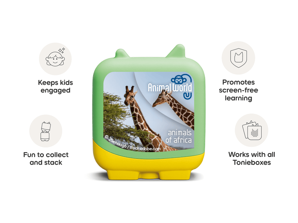 Animal World Animals of Africa Pocket Tonies - 4 Pack