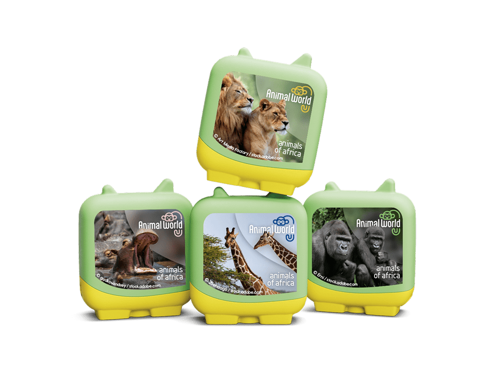Animal World Animals of Africa Pocket Tonies - 4 Pack