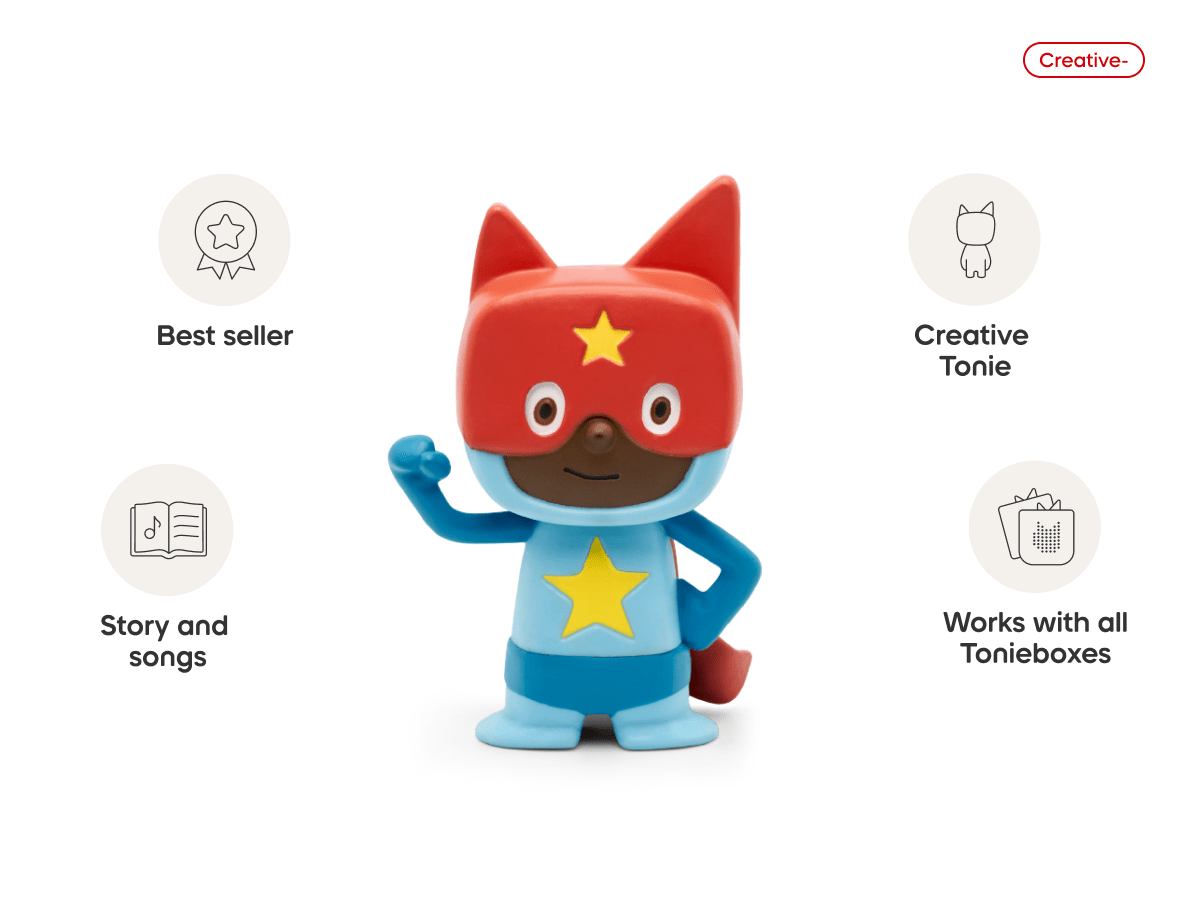 Blue & Red Superhero Creative Tonie