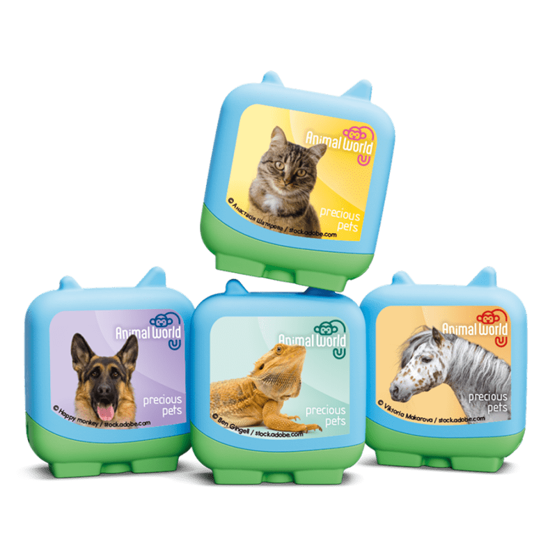 Animal World Precious Pets Pocket Tonies - 4 Pack