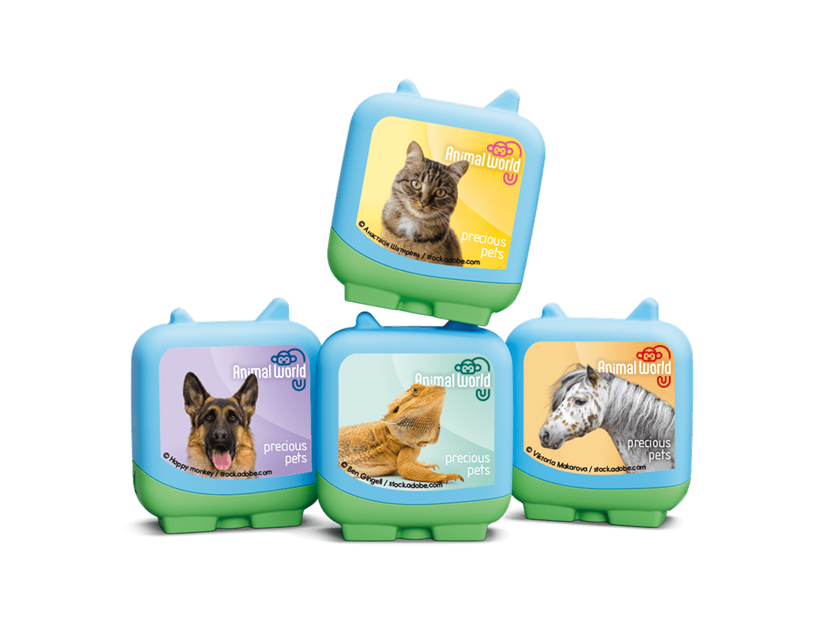 Animal World Precious Pets Pocket Tonies - 4 Pack