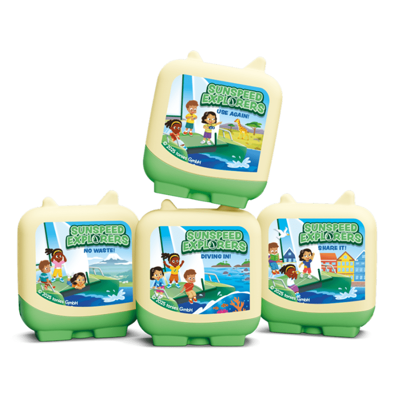 Sunspeed Explorers Pocket Tonies - 4 Pack
