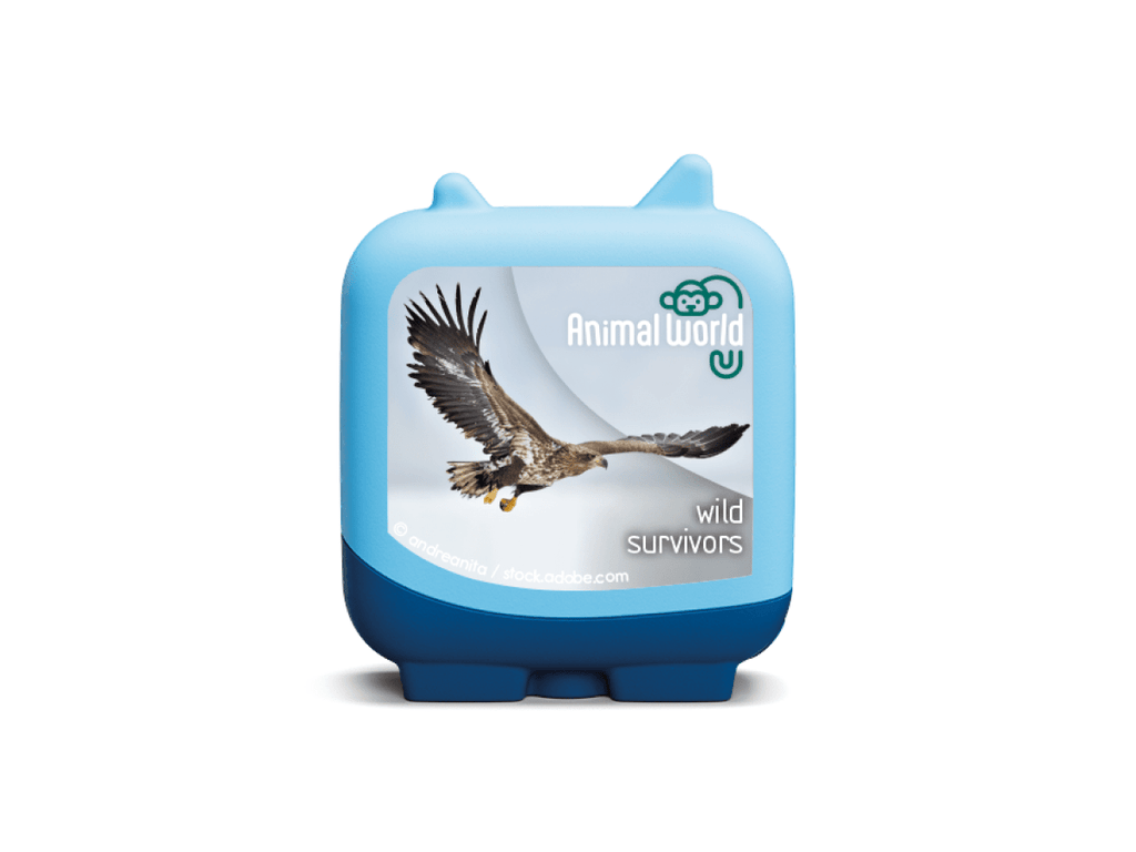 Animal World Wild Survivors Pocket Tonies - 4 Pack