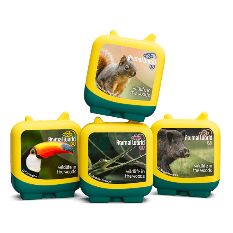 Animal World Wildlife in the Woods Pocket Tonies - 4 Pack