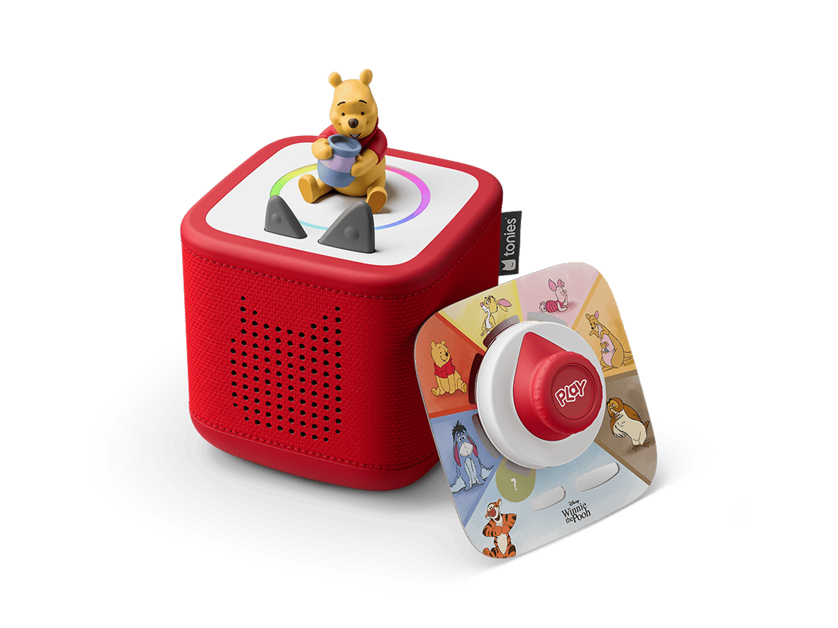 Disney Winnie the Pooh Toniebox 2 Play Set - Sunset Red